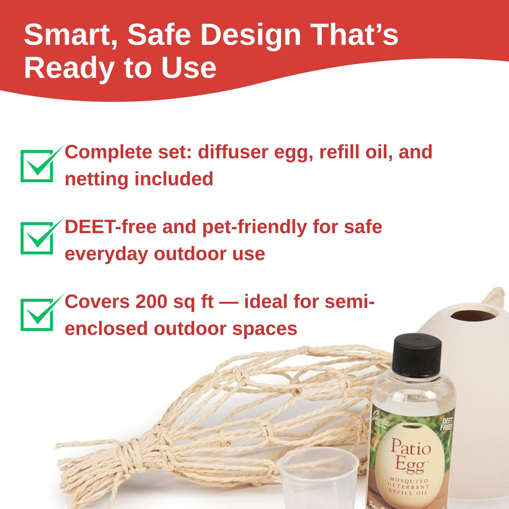 Macramé netting hanger for Patio Egg diffuser