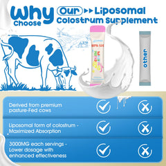 Skin, beauty, and hair growth benefits from colostrum powder