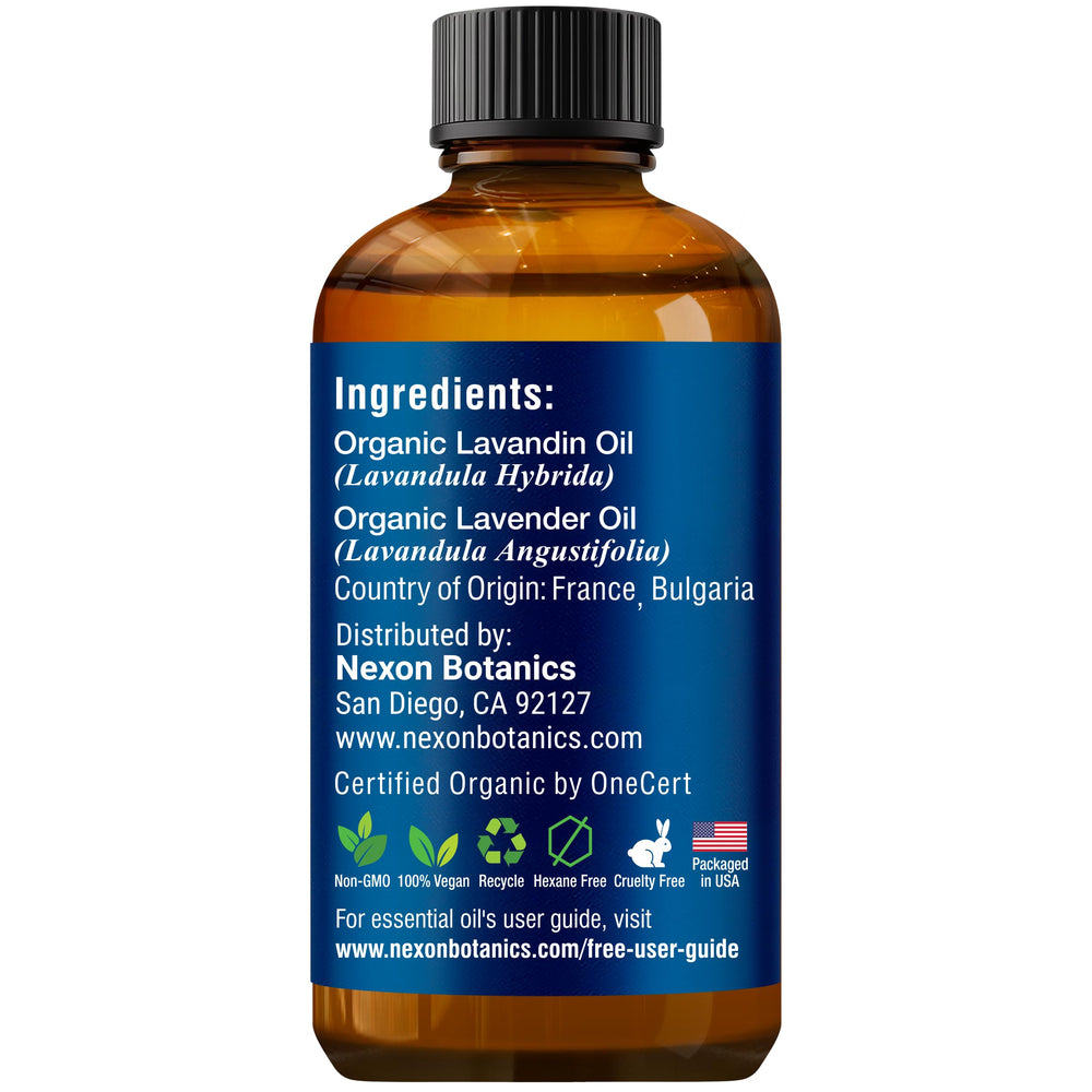 Lavender oil diluted with carrier oil for skin care