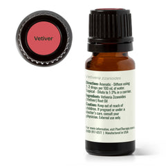 Skin application using diluted vetiver essential oil
