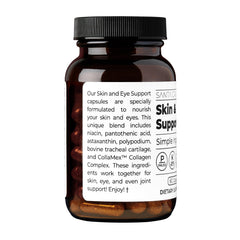 Skin & Eye Supplement bottle with 90 capsules