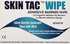 Skin-Tac Torbot H adhesive barrier wipes protect skin during adhesive contact.