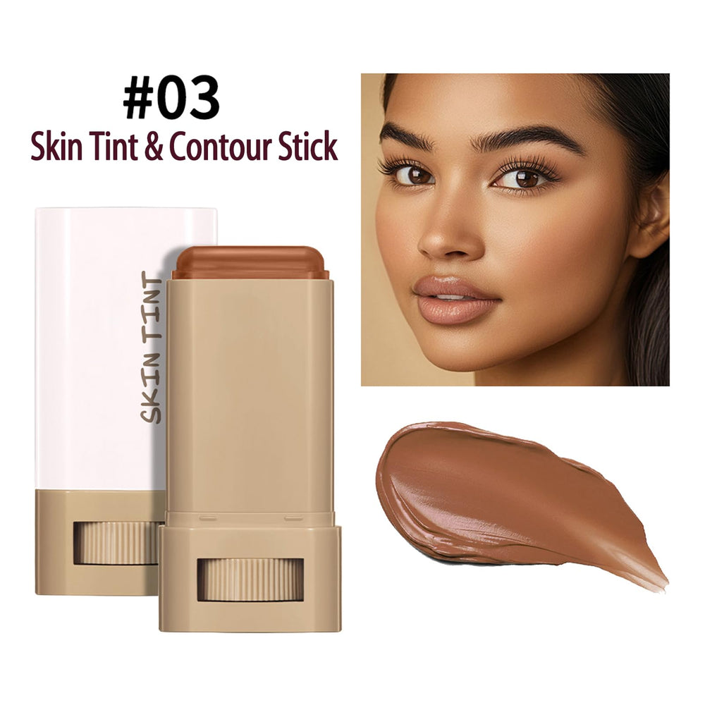 Skin Tint & Contour Stick offers sheer to medium coverage with breathable wear
