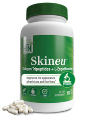 Bottle of Skineu Collagen Tripeptide + L-Ergothioneine Morikol Marine Collagen
