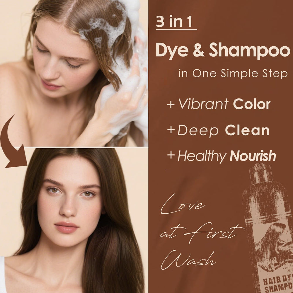Sklight Hair Dye Shampoo color developing during 15-40 minute wait.