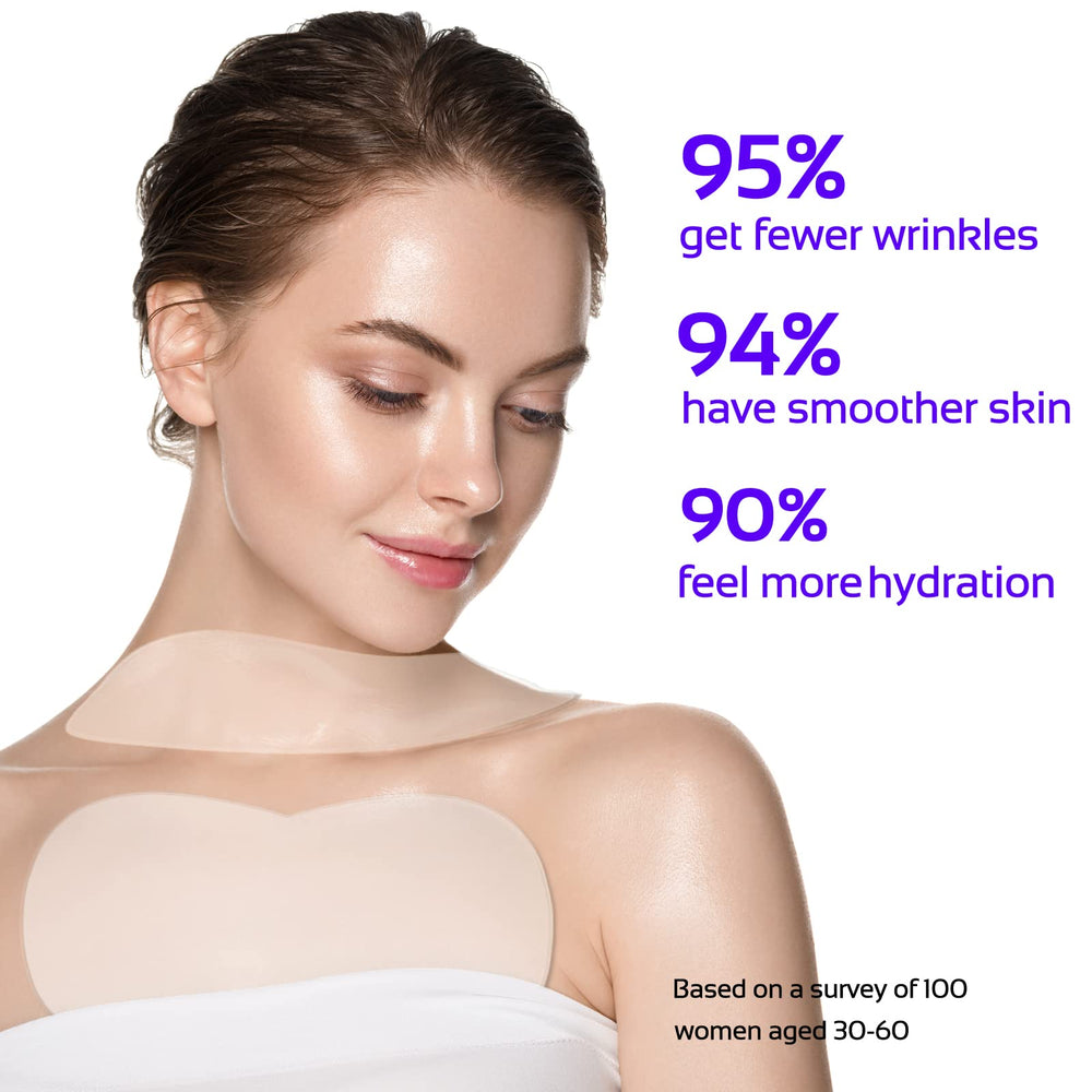 Skywee adhesive pads attached to skin for discreet wear