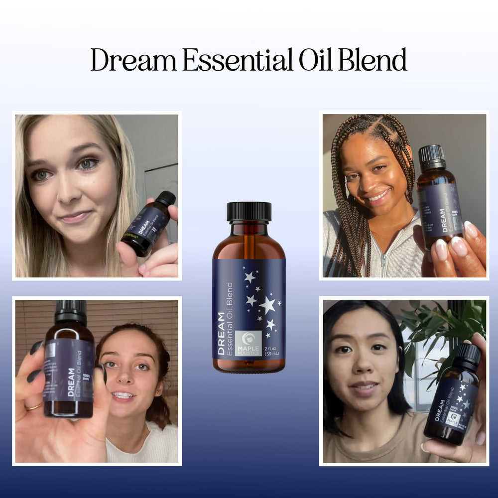 Lavender, chamomile, clary sage and ylang-ylang essential oils