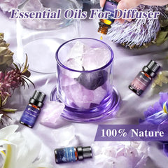 Aromatherapy essential oil blends for diffusers and candles