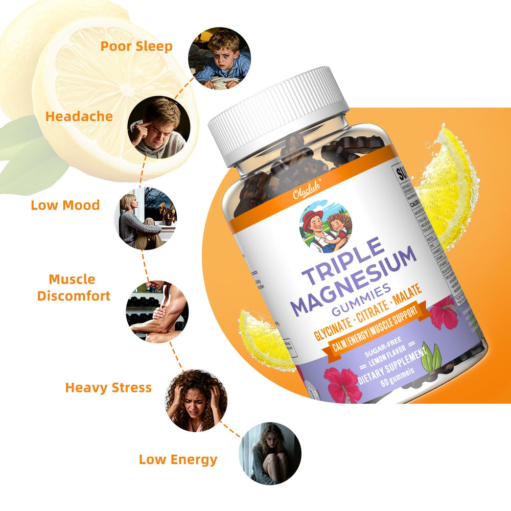Relaxation concept with gummies for sleep support