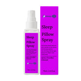 Sleep ZM Lavender Pillow Sleep Spray bottle shown on a bedside table for nightly relaxation.
