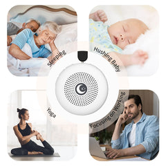 Sleepbox packaging includes USB cable, hanging rope, and manual for quick setup