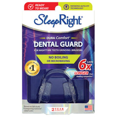 SleepRight Dura-Comfort Dental Guard box and packaging