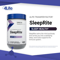 Graphic showing immune support and restful sleep