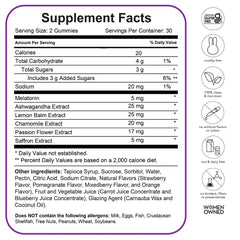 Vegan, physician-formulated sleep gummies