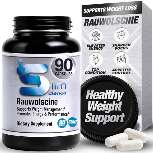 Slim Science Rauwolscine Yohimbine HCL 3mg bottle front view