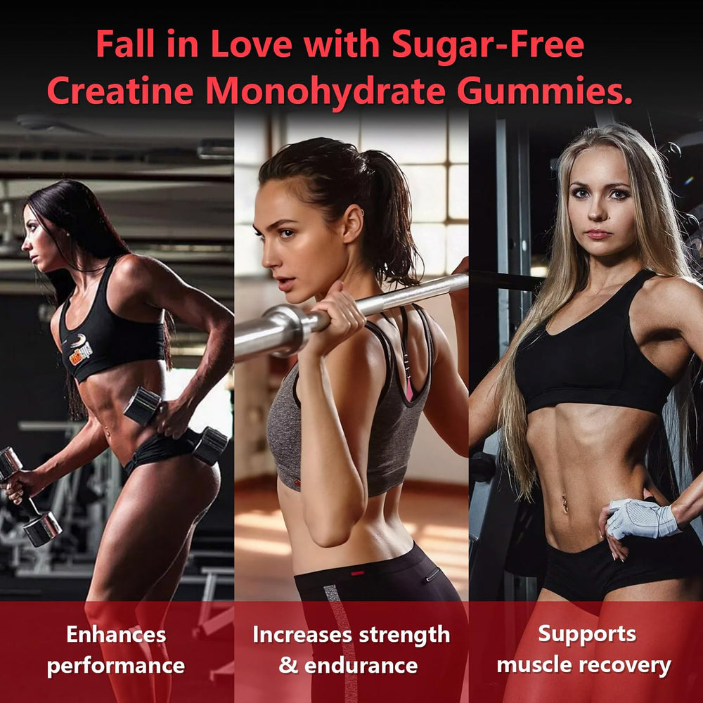Lifestyle image of gummies used in gym workout