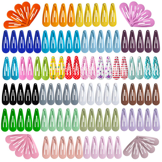SLYFTE premium snap mini hair clips in colorful set for quick kid-friendly styling