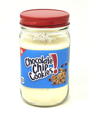 S&M Candle Factory chocolate chip cookies jar: cozy aroma for warm home ambiance.