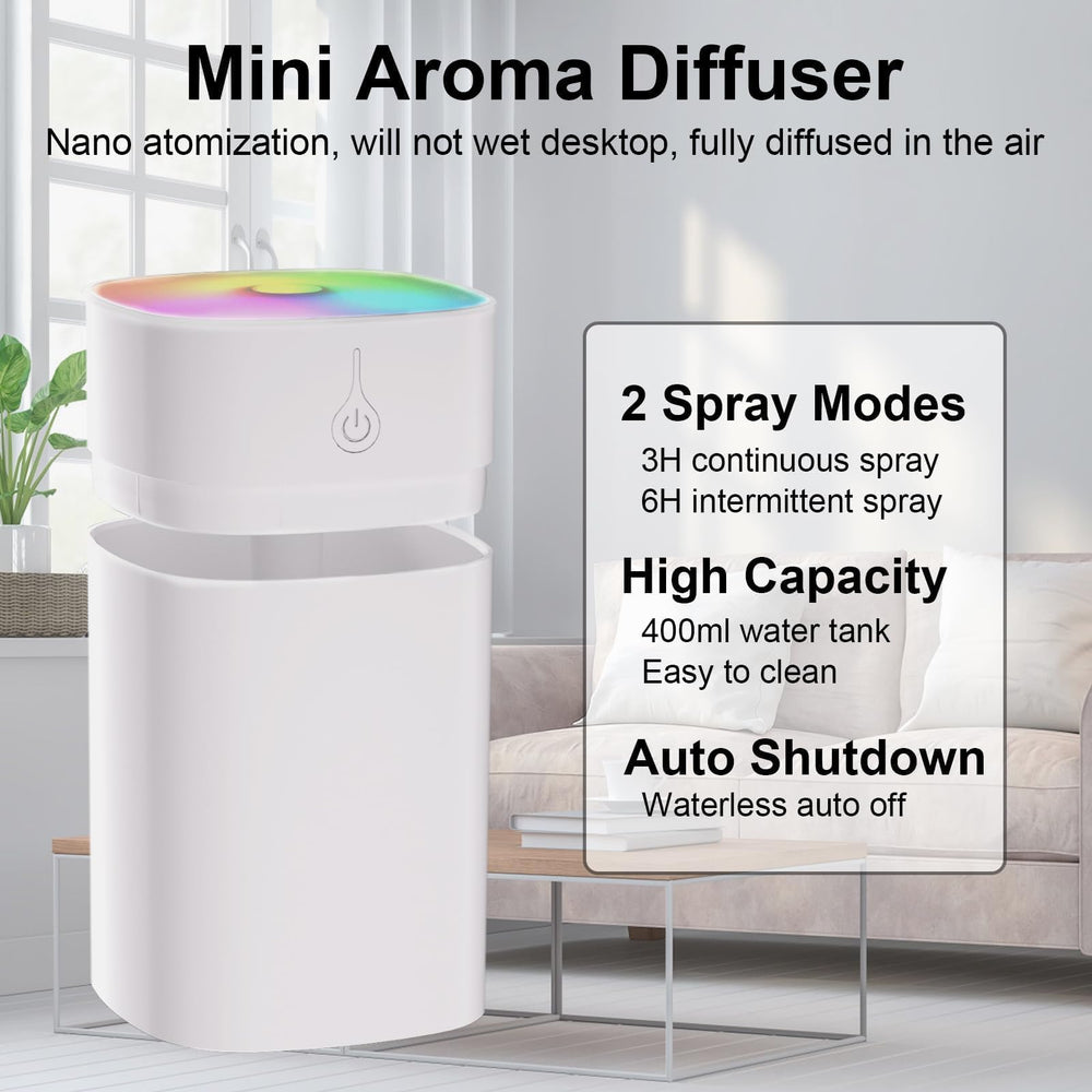 Diffuser used to humidify a room for comfort