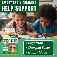 Non-GMO and gluten-free focus gummies
