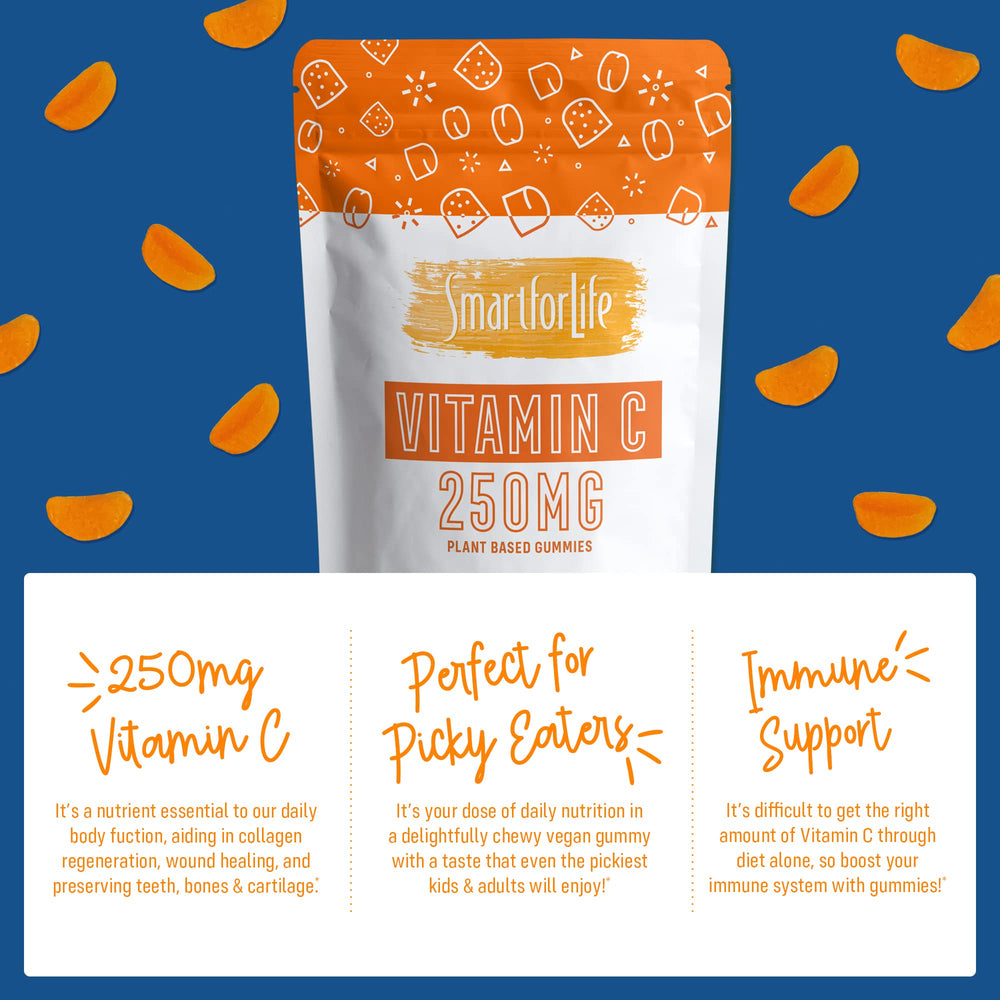 Vitamin C gummies ingredient panel