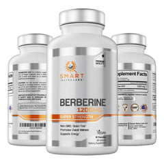 Smart Nutra Labs Berberine HCL 1200mg bottle front view