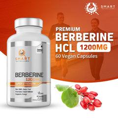 Smart Nutra Labs Berberine HCL 1200mg capsules
