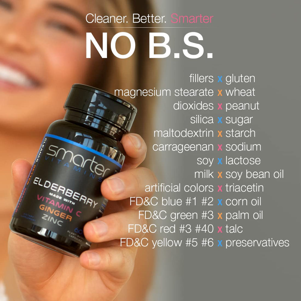 European Black Elderberry extract 10:1 ratio label