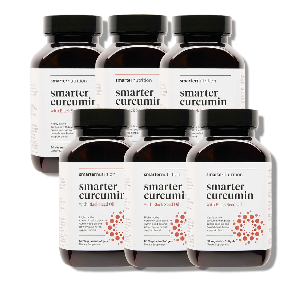 Smarter Nutrition Curcumin Softgels bottle with front label
