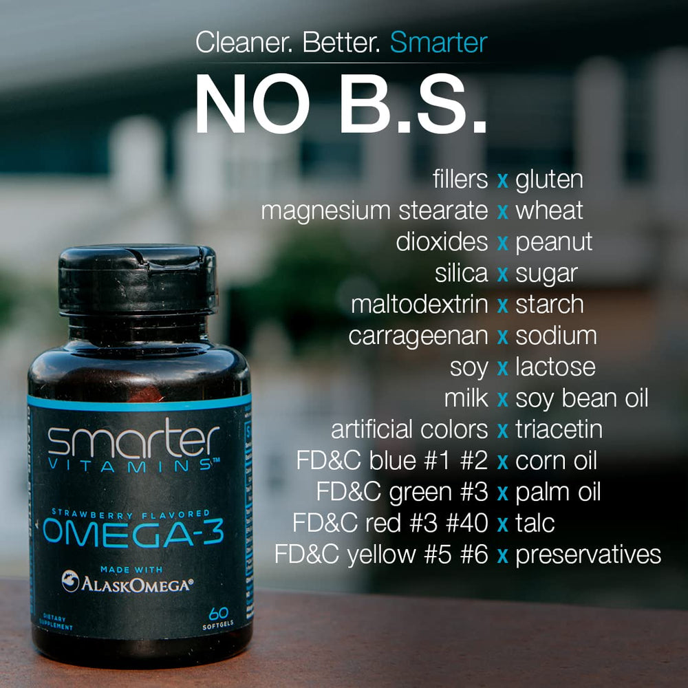 Packaging and branding for Smarter Omega-3 Berry flavor