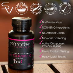 Graphic showing full-spectrum berry formula with polyphenols and bioflavonoids