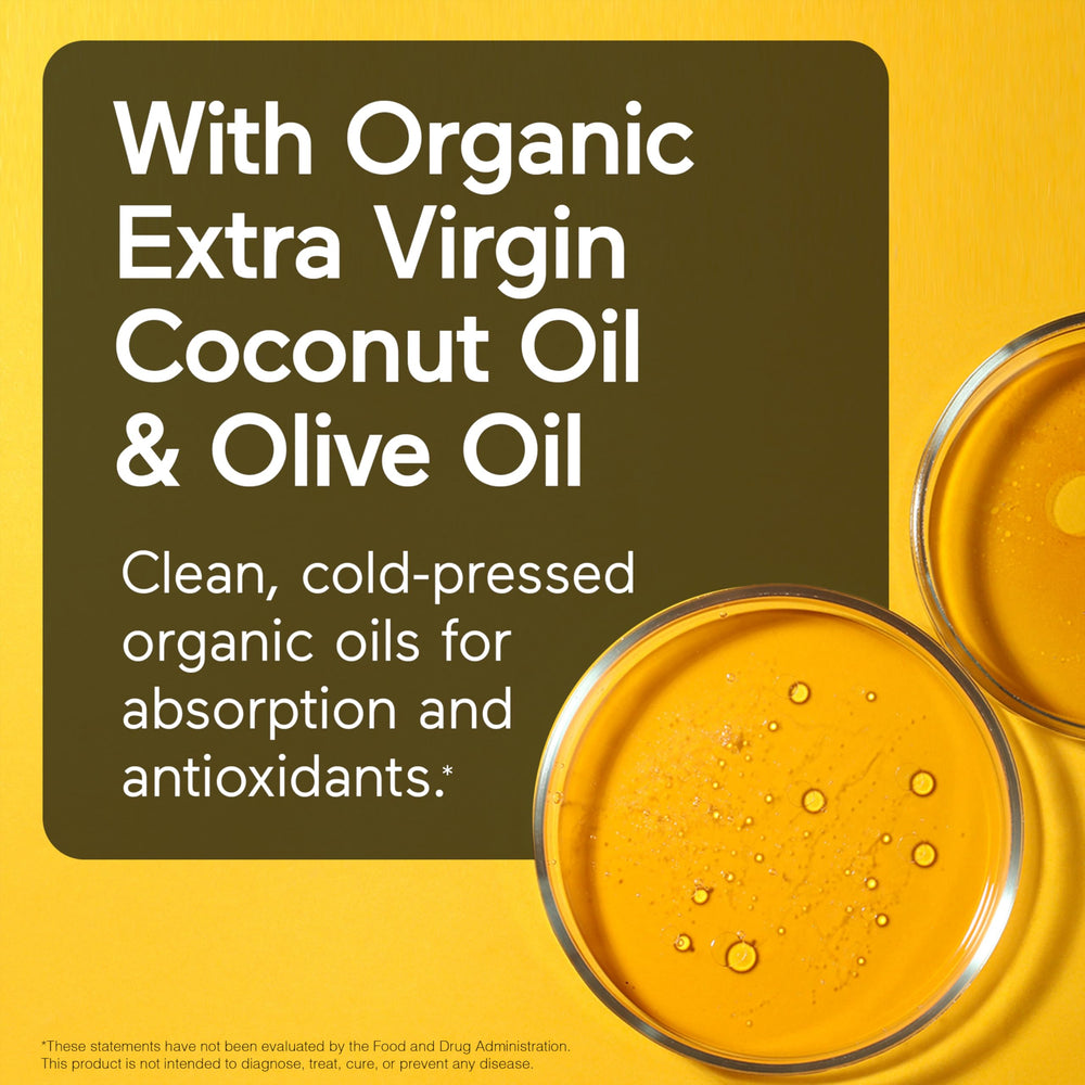 SMARTERNUTRITION organic coconut oil and olive oil matrix visual