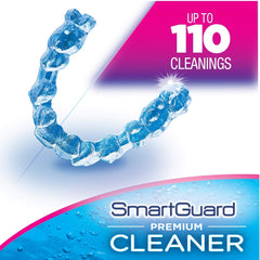 Using SmartGuard cleaner with clear braces - step 1