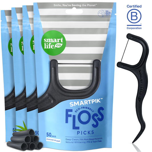 Front view of SmartLifeco floss picks