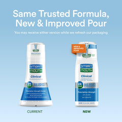 SmartMouth DDS Activated Clinical Mouthwash 16 oz 2-pack back view with usage directions