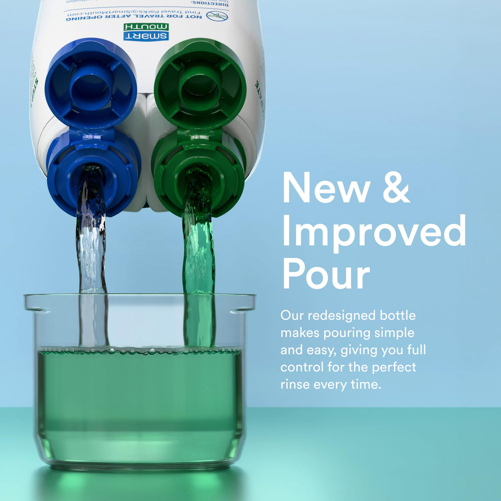 SmartMouth DDS Activated Clinical Mouthwash 16 oz 2-pack side view
