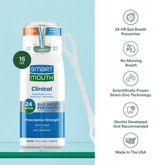 Bottle label highlighting zinc ion formula and alcohol-free