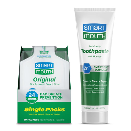 SmartMouth Original Activated Mouthwash single-pack front box