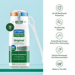 Tongue cleaner tool included with SmartMouth kit