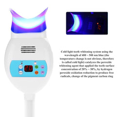 Blue light whitening operation with 420-490nm wavelength