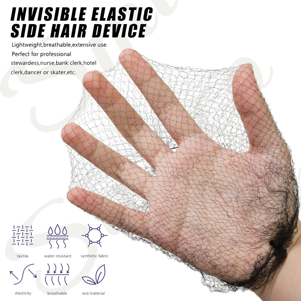 Smilco U-shaped pins included with hair nets kit