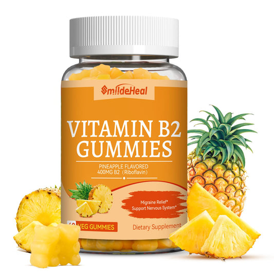 SmildeHeal Vitamin B2 Gummies bottle front view