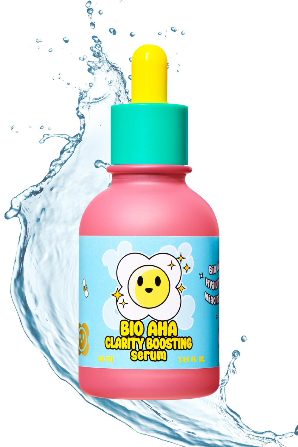 Smilebloom KKOCH serum bottle close-up for easy daily application