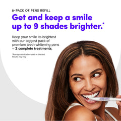 Applying whitening gel from a pen to teeth with SmileDirectClub kit