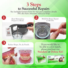 Step 1 of at-home use for SmileFix Basic