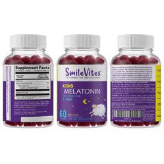 Berry-flavored melatonin gummies for children