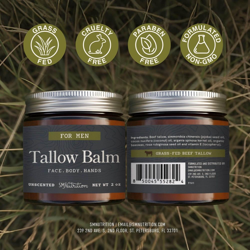 SMNutrition Balm with Organic Beeswax supports barrier feel and texture.