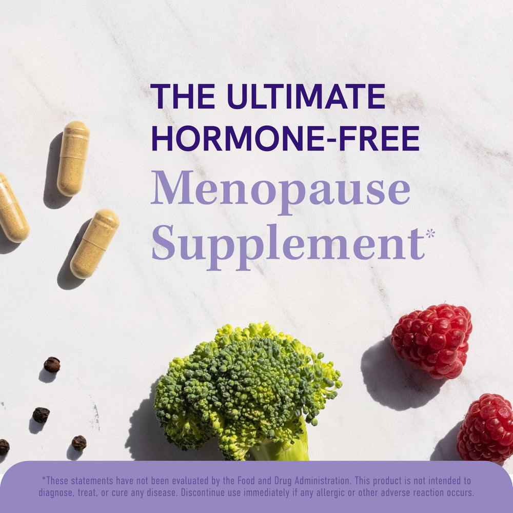 SMNutrition Black Cohosh Dong Quai Red Clover capsules emphasize botanicals for symptom support.