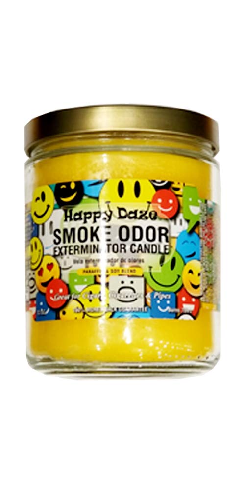 Smoke Odor Exterminator 13oz Jar Candle – Happy Daze Fruitness (front view)