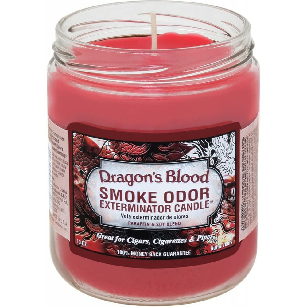 Dragon's Blood Smoke Odor Exterminator 13 oz Jar Candle - 3-Pack